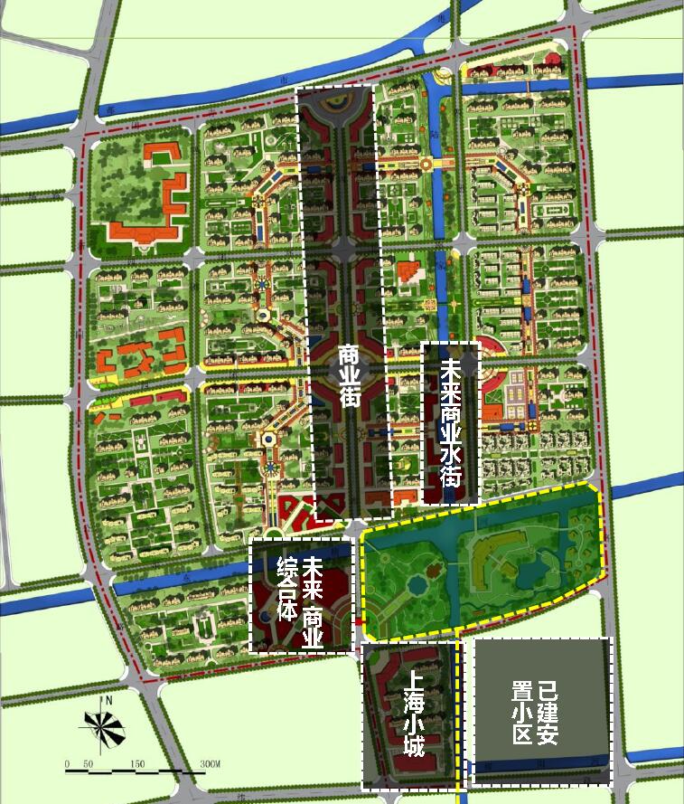 奉贤区四团镇公园开工建设